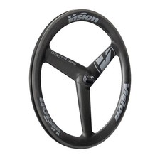 Vision Metron Ruota anteriore tubolare tubolare disco carbonio 3 razze - 12 x 100 mm - prezzo utile: £1450