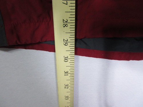 The North Face Mens Full Zip High Neck Rain Jacket Long Sleeve Collared Sz L Red - Picture 6 of 9