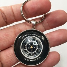 Vintage Buick Grand National Mag Wheel Turbo 6 Center Cap Reproduction Keychain