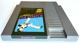 TWO ORIGINAL VINTAGE NINTENDO NES 5 SCREW GAME CARTRIDGES KUNG FU & KARATE CHAMP