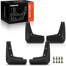 Set of 4PCS Mud Flaps Splash Guards Mudguards Mudflaps with Hardware Kits Access