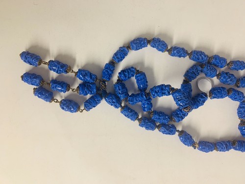 Rare Venetian Murano flapper beads necklace - Picture 6 of 8