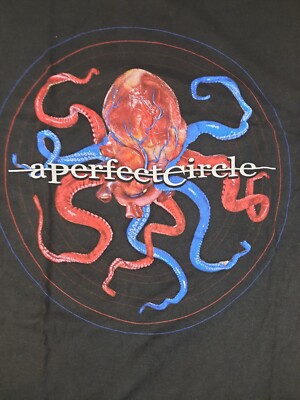 A Perfect Circle Heart Octopus Band T Shirt 3XL | eBay