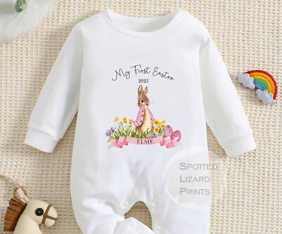 Peter Rabbit, My first Easter Baby Schlafanzug, Osterstrampler - 1. Ostern