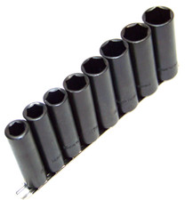 9 pc 1/2 DR Deep Air Impact Socket Metric 1/2...