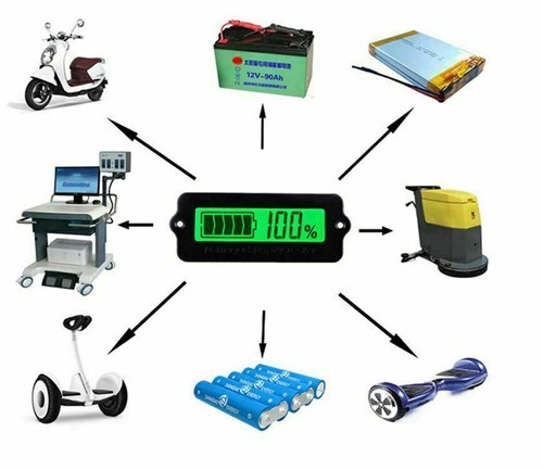 LCD Batterie Kapazität Anzeige Messgerät Display Blau Li-Ion LiPO 3S 11,1V (12,6V) - Bild 3 von 9