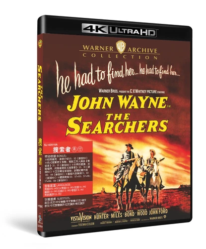 The Searchers (1956) 4K UHD 1-Disc All Region Free New Box Set