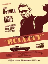 1968 BULLITT 12X16 MOVIE POSTER MUSTANG FASTBACK GT CAR CHASE COOL STEVE MCQUEEN