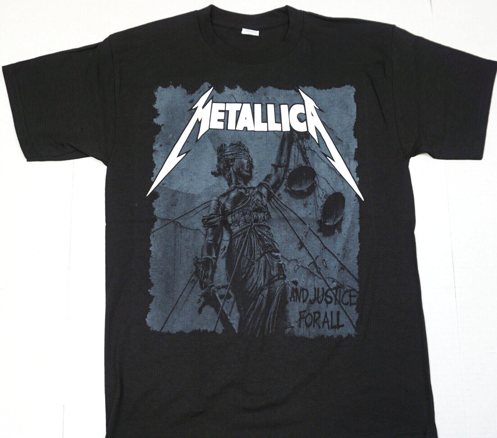 METALLICA And Justice For All T-shirt Heavy Metal Tee Adult Men's