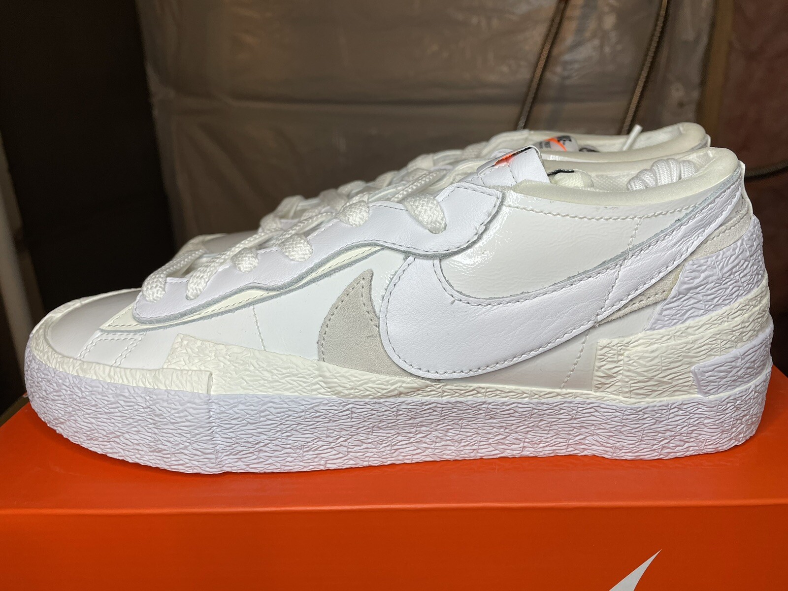 SACAI X NIKE Taglia 9 5 Nike Blazer Low x Sacai bianco lucido 2022