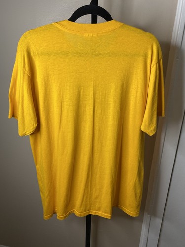 Vintage 1980’s Yellow XLarge Short Sleeve McCormick Gold Label Tee Single Stitch - Picture 3 of 3
