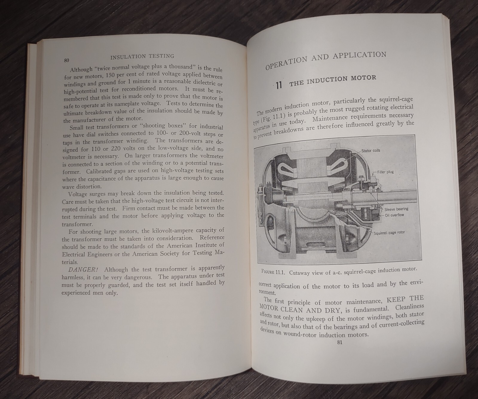 Electric Motor Maintenance By W.W. McCullough 2nd Edition Hardcover Vintage Cars