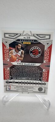 2022-23 Panini Obsidian #115 Fred VanVleet Electric Etch 2022-23 Panini Obsidian #115 Fred VanVleet Electric Etch
