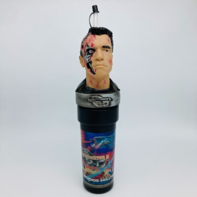 TERMINATOR 2 T2-3D T800 Vintage Figure Bottle Cup UNIVERSAL