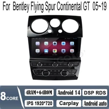 Android Navigation Car Gps Stereo Radio For Bentley Flying Spur Continental GT