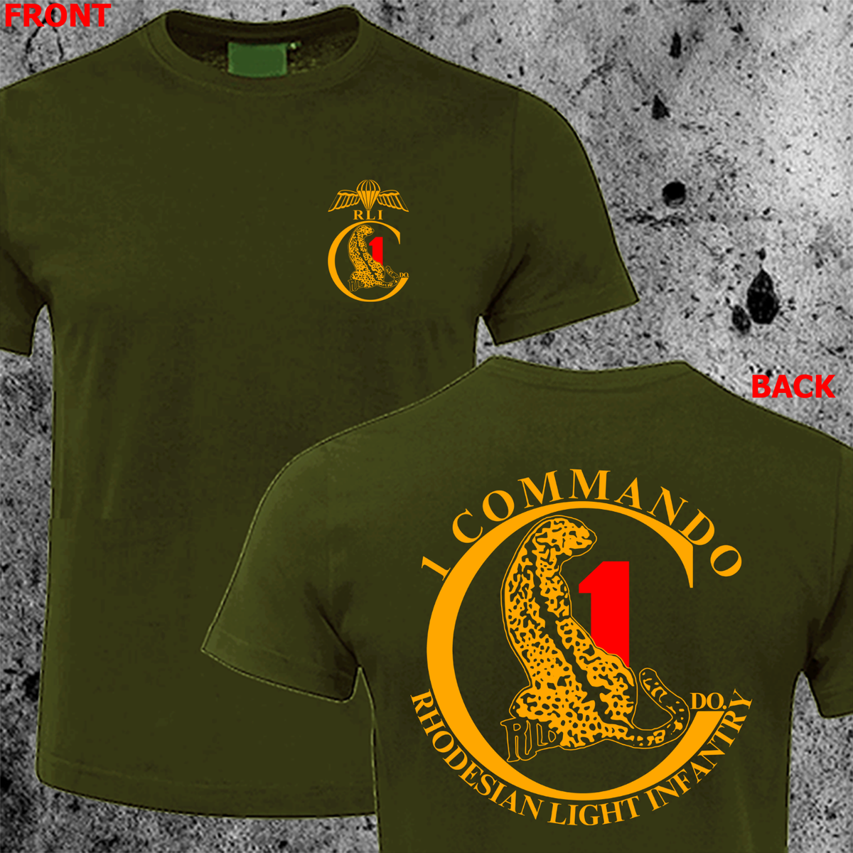 Rare RLI Rhodesian Light Infantry Lovers 3 Commando Armée Bush - Foto 7