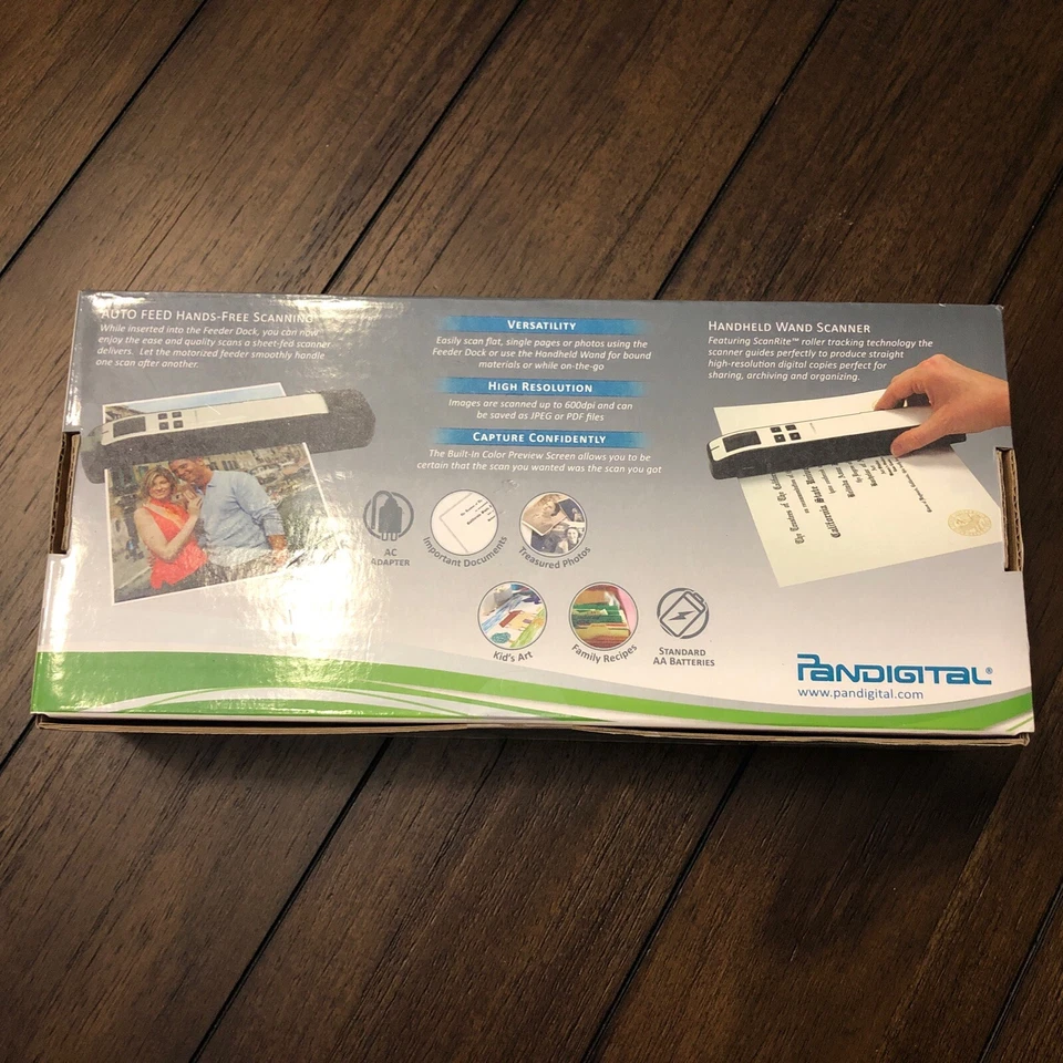 Pandigital Handheld Wand Scanner with Feeder Dock - Image 2 of 2