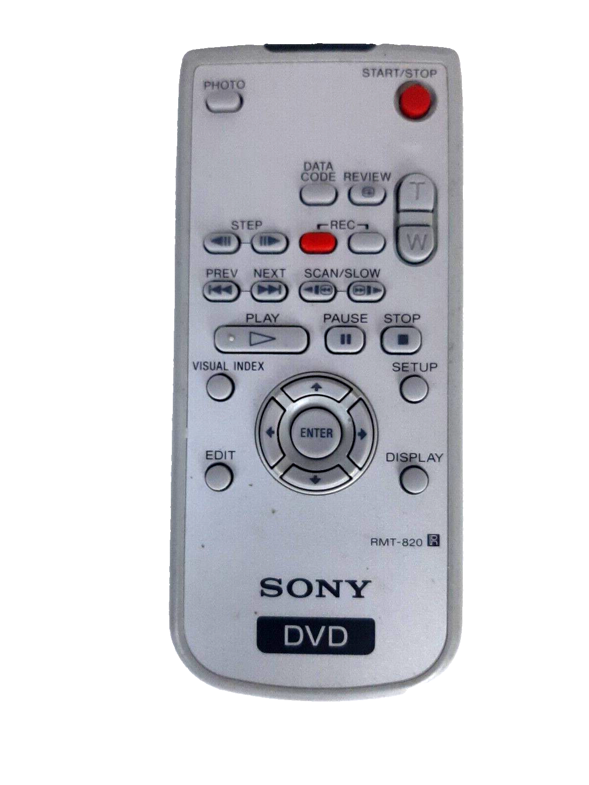 Sony RMT-820 DVD Gray Remote Control Replacement Controller