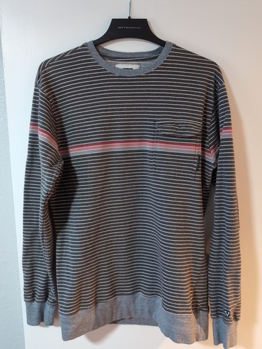Vissla leichtes Sweatshirt Gr. L mehrfarbig gestreift mit Brusttasche