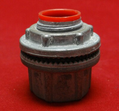 Crouse-Hinds Myers™ SCRU-TITE® ST 1 Threaded Conduit Hub With Insulator, 1/2 In, For Use With Rigid Conduit, Zinc, Polished Chrome/Nickel Plated - Foto 13