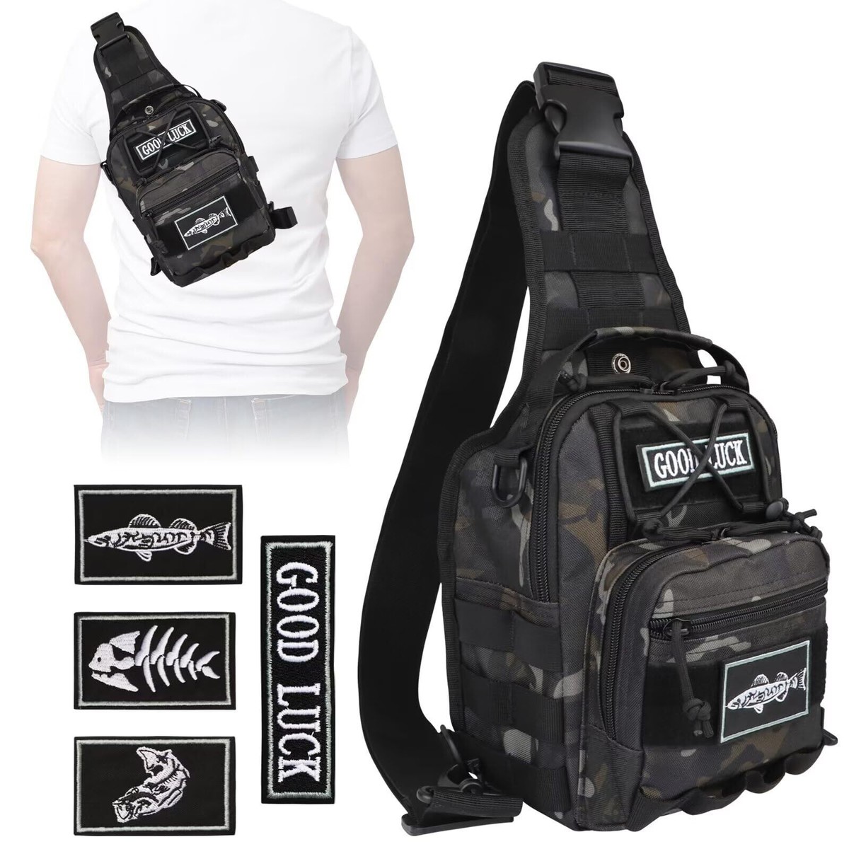 Dry Creek Sling Pack Best Tackle Bag 2020 Beige Sling Shlouder