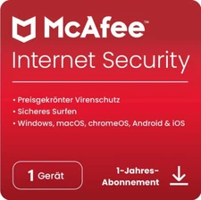 McAfee AntiVirus / Internet Security 2026 | 1 PC 1 Year ☀️☀