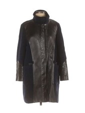 Porter Grey Women Black Wool Coat 2