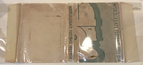 INTERCOLLEGIATE FOOTBALL 1869-1934, WALSH, FIRST EDITION IN RARE DJ, SPORTS - Picture 2 of 10