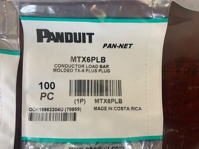 PANDUIT / SP688-C / TX-6 PLUS MODULAR PLUG / 100 PCS | eBay