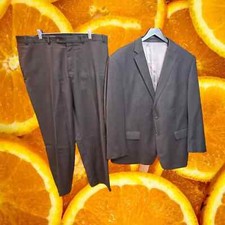 Calvin Klein Black Pinstripe 2 Piece Suit