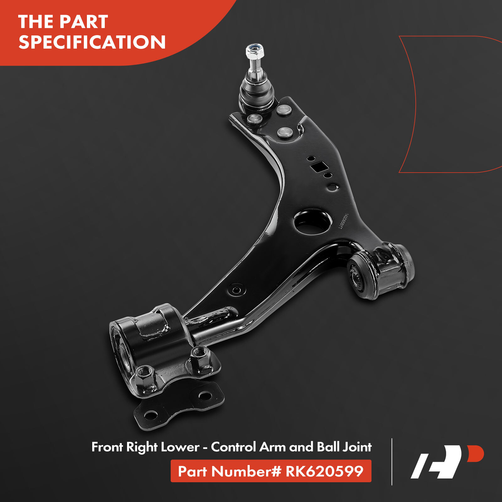 4x Front Control Arm w/ Ball Joint Stabilizer Bar Link for Volvo C30