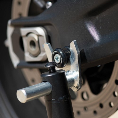 Oxford Motorcycle Motorbike Bobbins M6 1.0 Paddock Stand Frame Bobbin Black - Picture 3 of 4