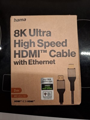 Hama 8K Ultra High Speed HDMI Cable with Ethernet