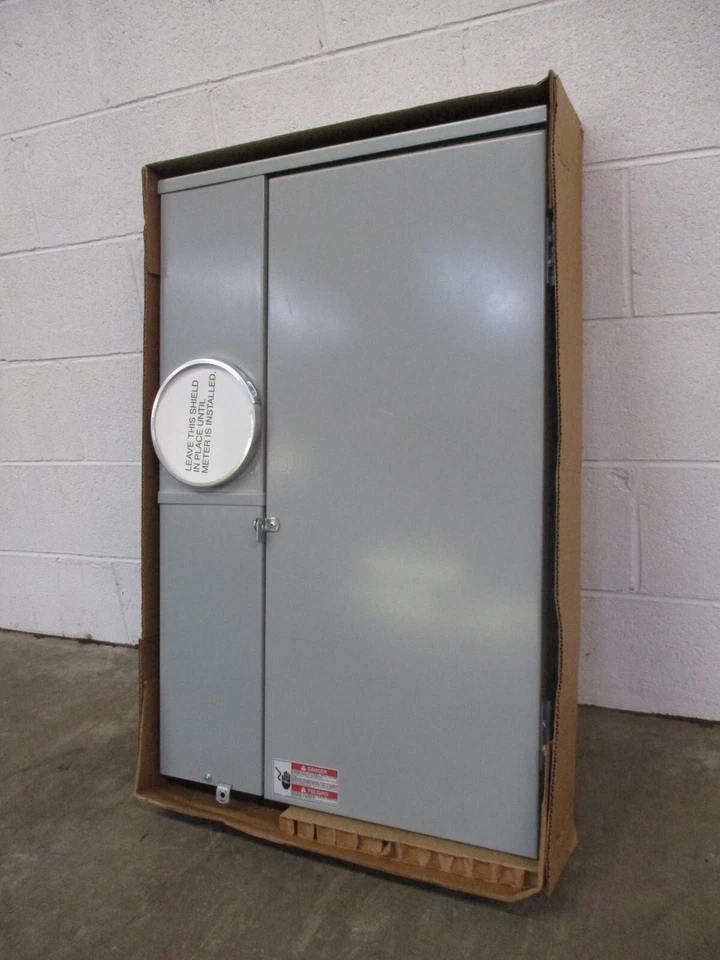 NEW Eaton MBE4040B200TS 200 Amp Outdoor Meter Main Breaker Panel 120/240V 200A - Image 2 of 4
