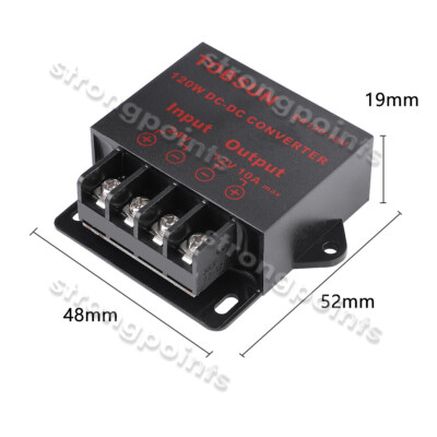 1X Power Regulator Reducer Voltage Converter DC 24V Step Down to DC 12V 10A 120W