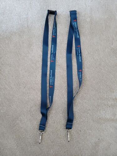 2x London Southend Jet Ctr Airline uniform Lanyards crew Plane British UK Seller