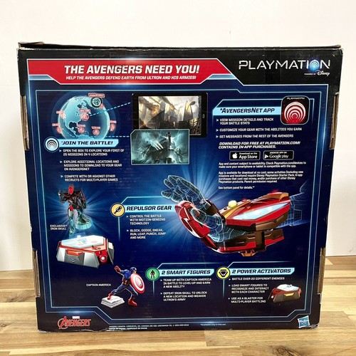 Disney PLAYMATION STARTER PACK Powered By Disney Marvel Avengers Hasbro NUOVO - Foto 2 di 7