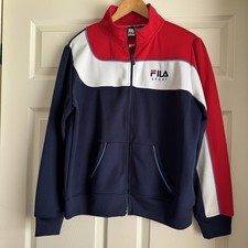Fila Sport Multi Color Zip Up Jacket Size XL