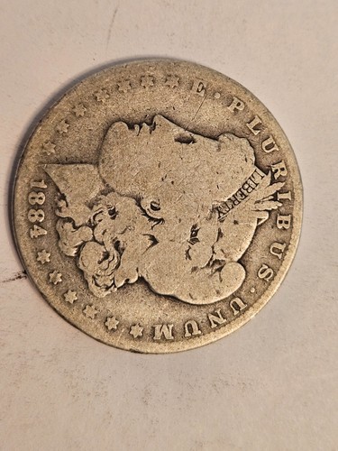 1884 O Morgan Dollar Silber 1 Dollar Münze American Eagle Rückseite sehr schön - Bild 2 von 6