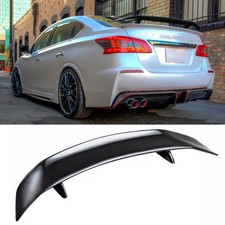 For Nissan Sentra Sedan 46 Gt Racing Car Rear Trunk Spoiler Lip Wing Glossy