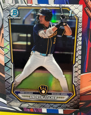 2026 Bowman Baseball #BCP-149 Andrew Fischer Chrome Reptilian 1st Bowman (BK)