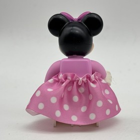LEGO DUPLO Disney Minnie Mouse Figure Pink Polka Dot Dress Fabric Skirt 10844