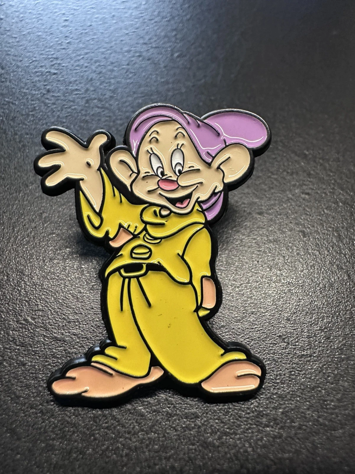 Dopey Dwarf Enamel Pin Badge Disney Snow White Seven Dwarfs Metal Brooch #1