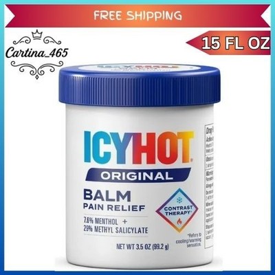 Icy Hot Extra Strength Pain Relief Balm   Topical Cream, 3.5 oz