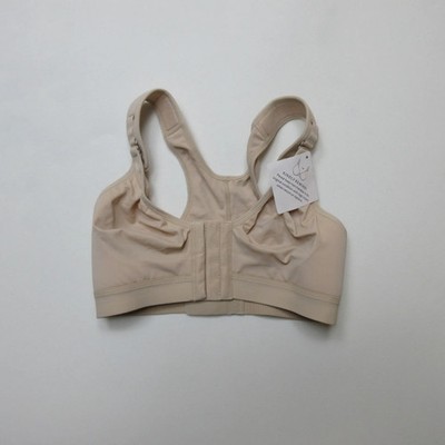 Lemorosy BH Frontverschluss Komfortstütze Größe 32B/C nude beige