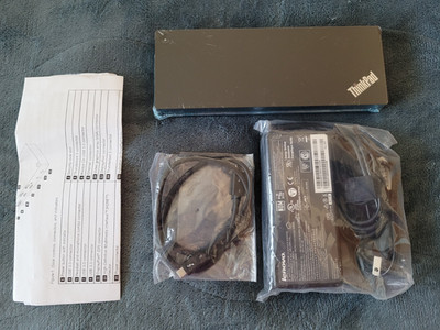 Lenovo ThinkPad Thunderbolt 3 Dock Gen 2 US Docking Station 40AN0135US Open Box