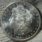 1880-s Morgan Silver Dollar Brilliant Uncirculated Cameo With  Mirrors