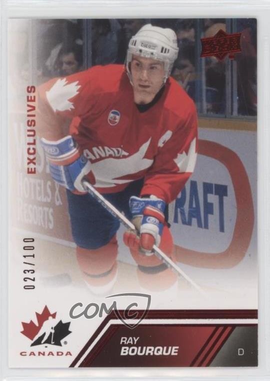 2013 Upper Deck Team Canada Exclusives 23/100 Ray Bourque #173 HOF 01qm