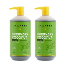 Alaffia Everyday Coconut Body Wash Purely Coconut 32 oz ( pack of 2 )