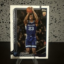 2025-26 Topps- Cedric Coward Base Rookie Memphis Coward #211